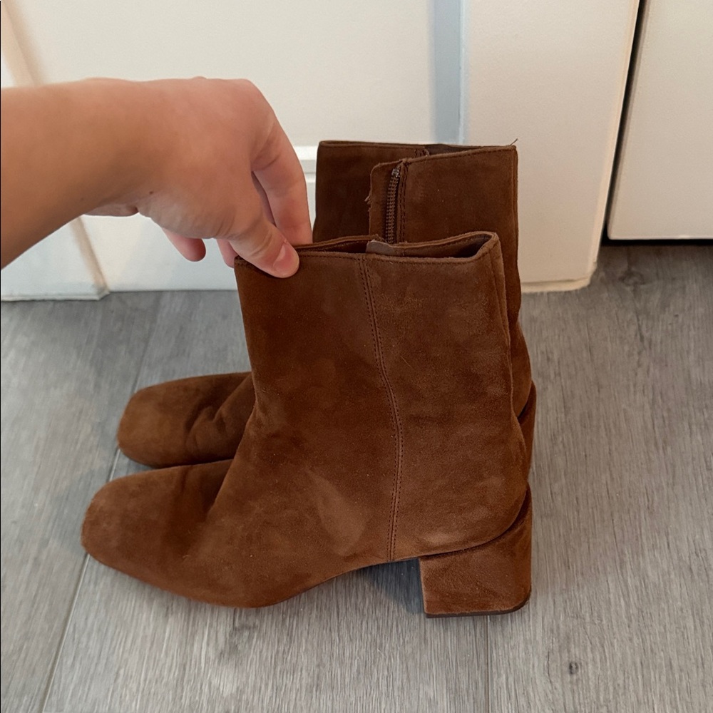 Vince Brown Ankle Boots